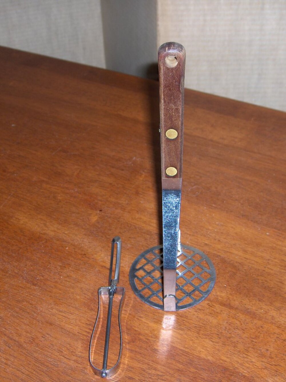 Vintage Potato Smasher, and Peeler